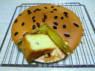 #炉美食# Raisin Chiffon Cake recipe