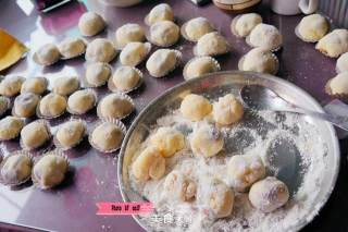 Banana Purple Sweet Potato Sticky Rice Cake recipe