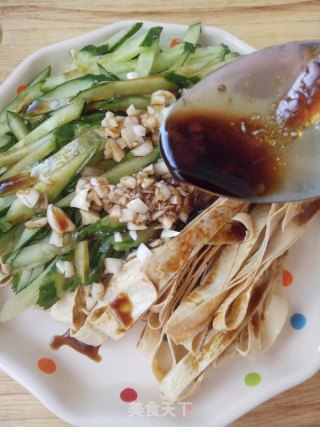 【tianjin】cool Cucumber Soybean Skin recipe