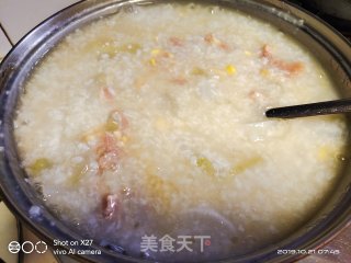 Carrot, Winter Melon, Corn and Lean Pork Congee recipe