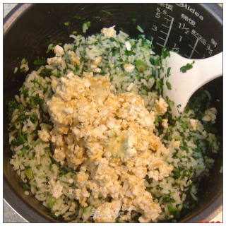 Change Brings Surprises-----snowflake Spinach Rice Ball recipe