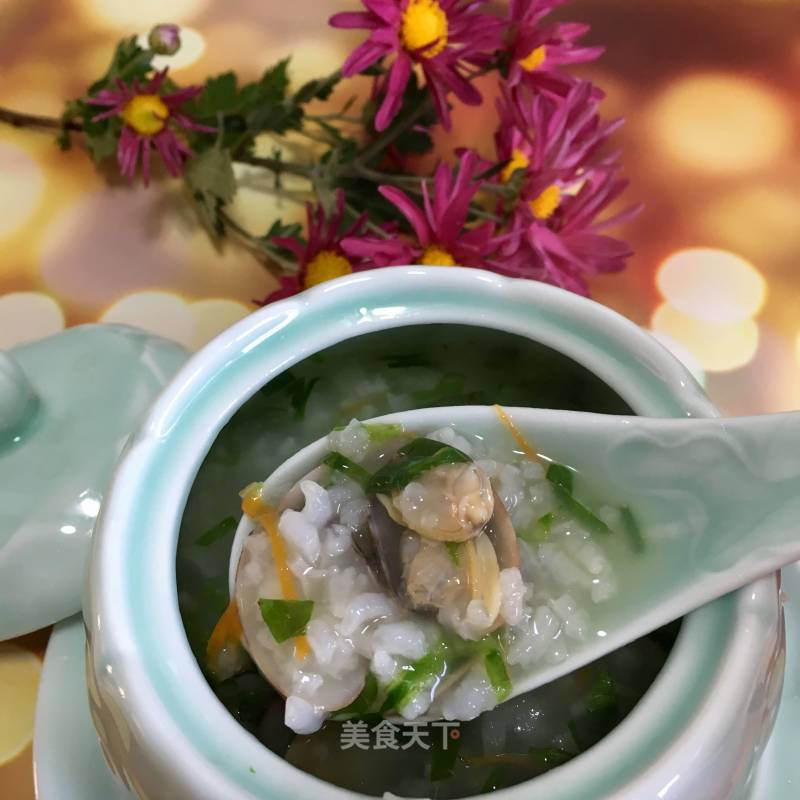 Clam Lettuce Congee recipe