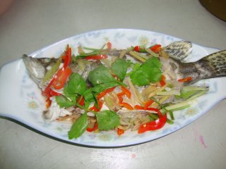 Steamed Osmanthus Fish recipe