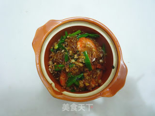 Shrimp and Vermicelli in Clay Pot recipe