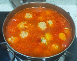 Tomato Meatball Soup recipe