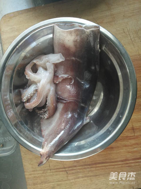 Oil Splashed Squid recipe