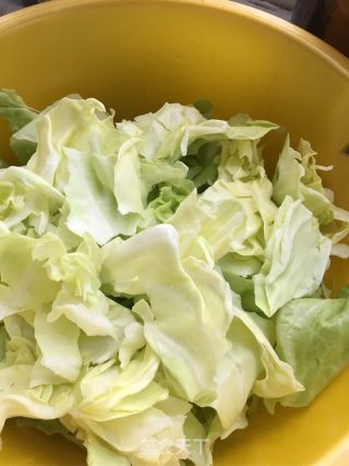 Hand-pulled Cabbage recipe