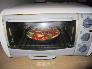 [diy New Orleans Bbq Pizza] Produced by Xiaowenzi~~[diy Bbq Lace Pizza] recipe