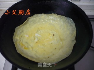 Spinach Egg Crust Mixed with Vermicelli recipe