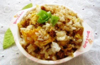 Soy Sauce Egg Fried Rice recipe