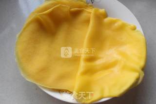 Mango Pancake——deli Shi Yi Cai Series Non-oily Frying Pan Experience recipe