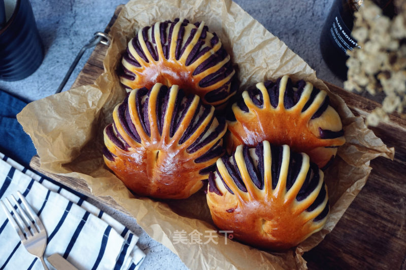 Purple Sweet Potato Bread recipe