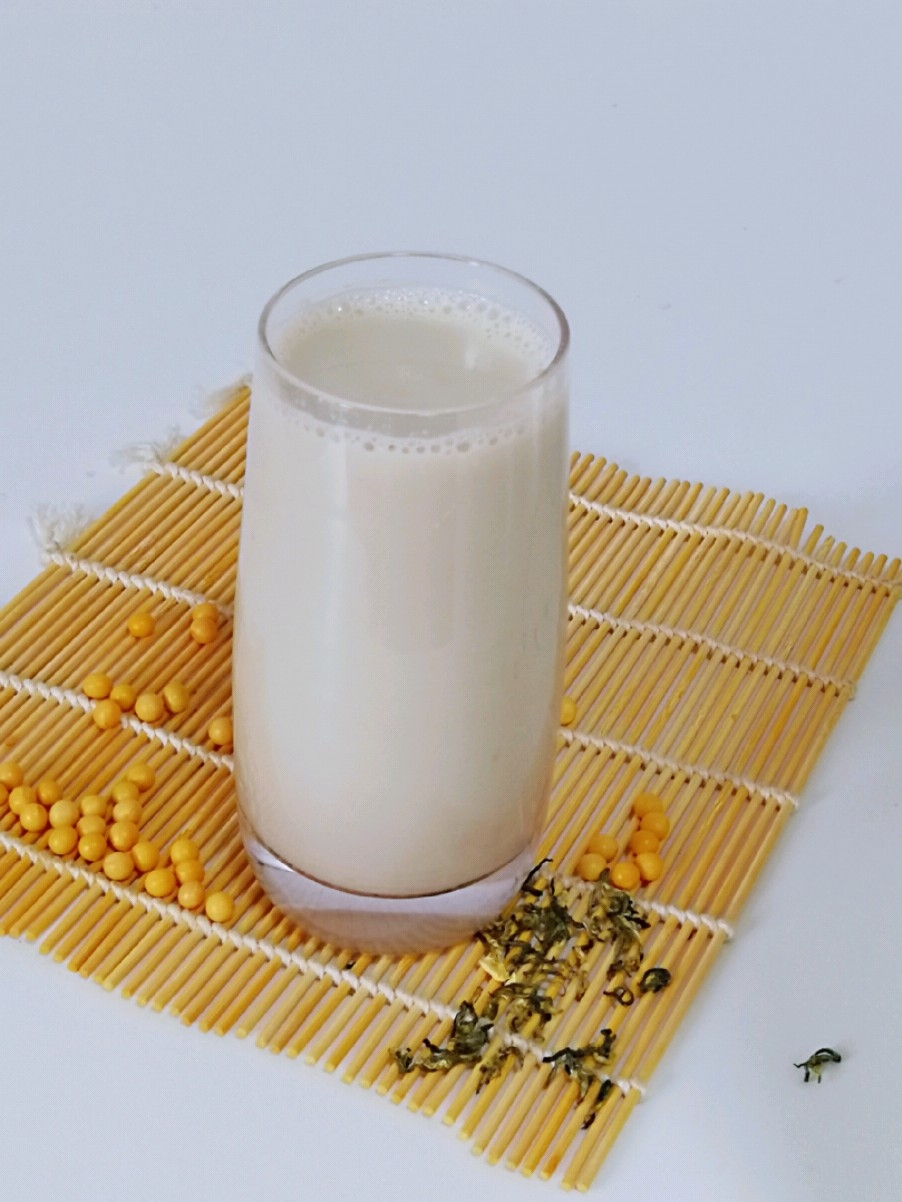 The Refreshing and Pleasant Soy Milk with Jasmine Tea is So Delicious recipe