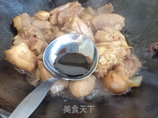 Roasted King Pleurotus with Drumsticks recipe