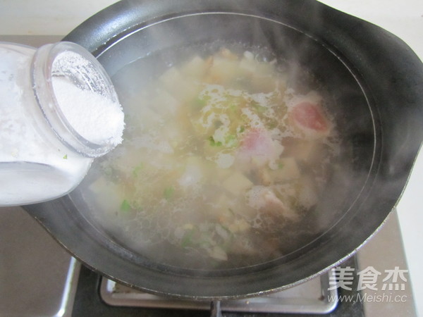 Tofu and Bean Miao Pork Soup recipe