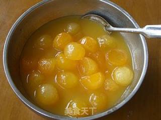 Orange Flavored Winter Melon Ball recipe
