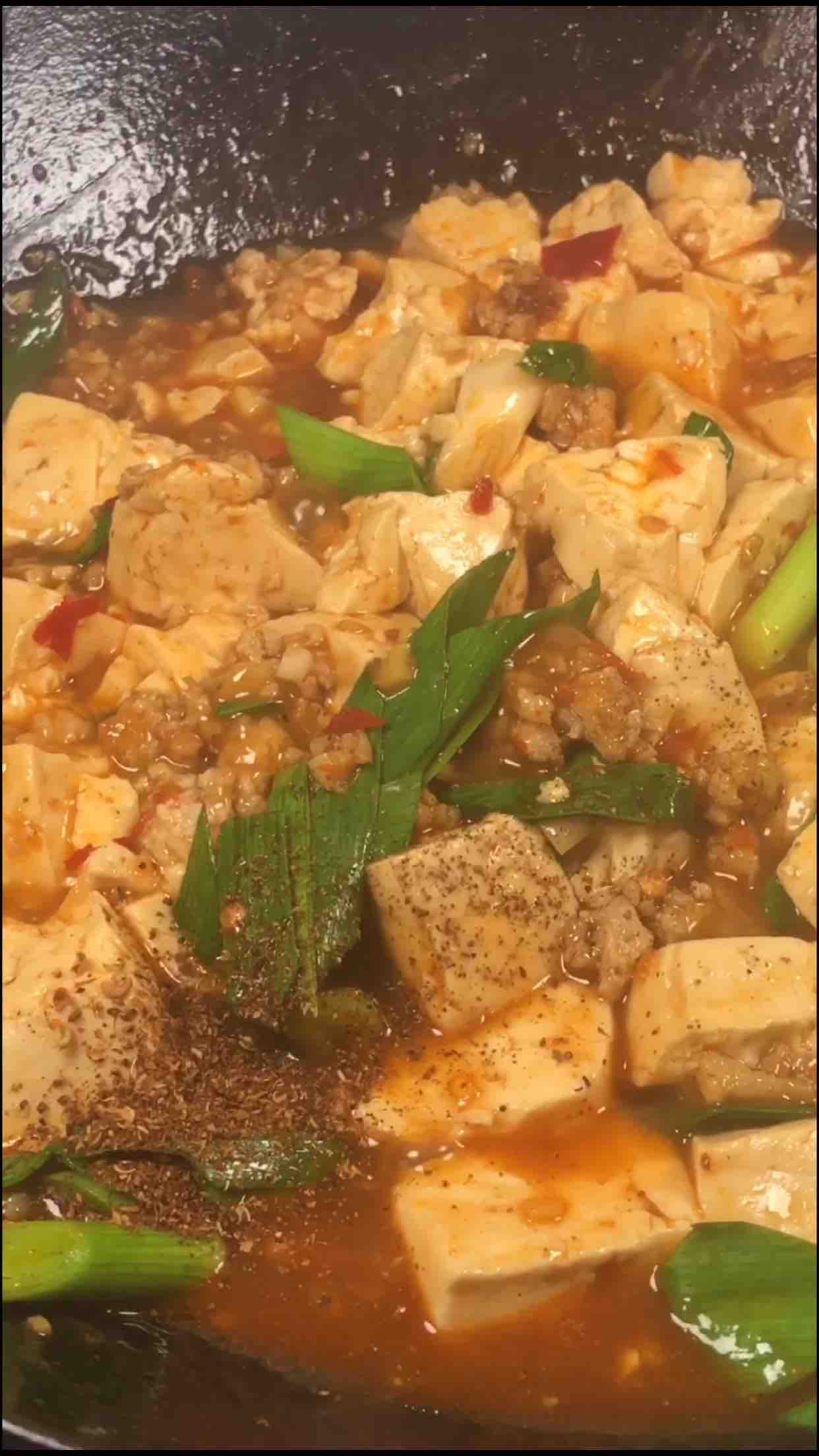 Sichuan Style Pork Moto Tofu recipe