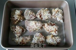 #aca Baking Star Competition# Oil-free Roasted Chicken Rice with Black Pepper recipe