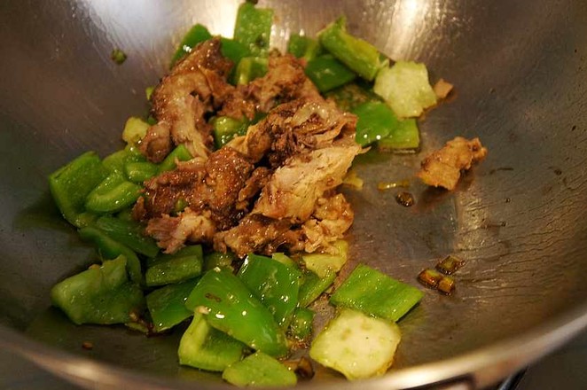 Stir-fried Green Peppers recipe