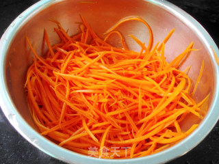 Sweet and Sour Carrot Shreds recipe