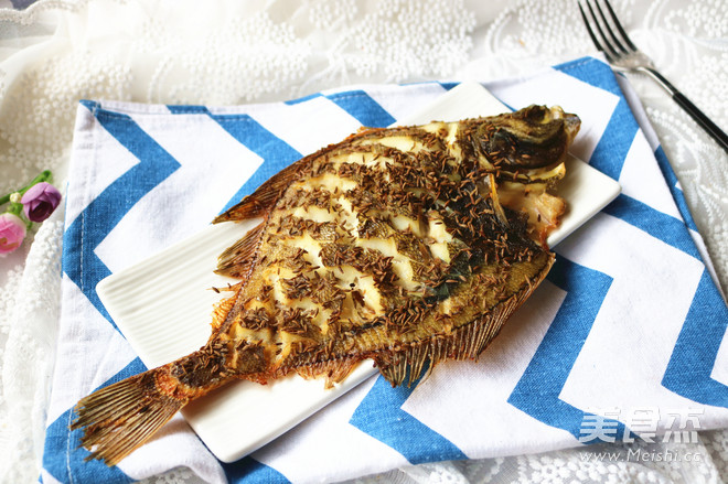 Grilled Partial Fish with Cumin recipe