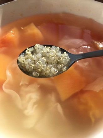 Quinoa Papaya Tremella Soup recipe