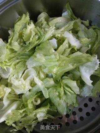 Steamed Lettuce recipe