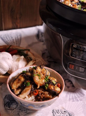 Claypot Rice with River Eel in Black Bean Sauce recipe