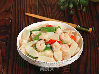 [shanghai] Stir-fried Shrimp with Yam recipe