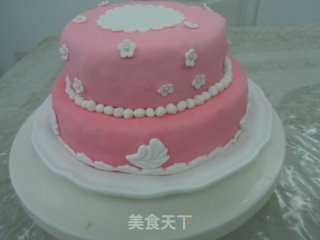 Double Fondant Cake recipe