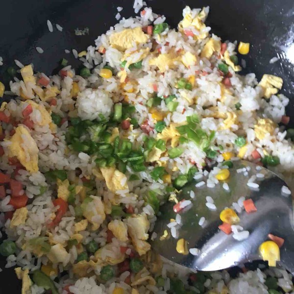 Assorted Egg Fried Rice recipe