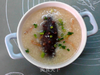 Whitebait Sea Cucumber Millet Congee recipe