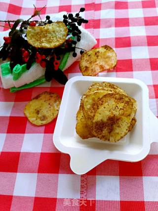 Microwave Version of Cumin Flavored Potato Chips recipe