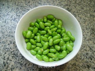 Olive Vegetables Mixed with Edamame recipe