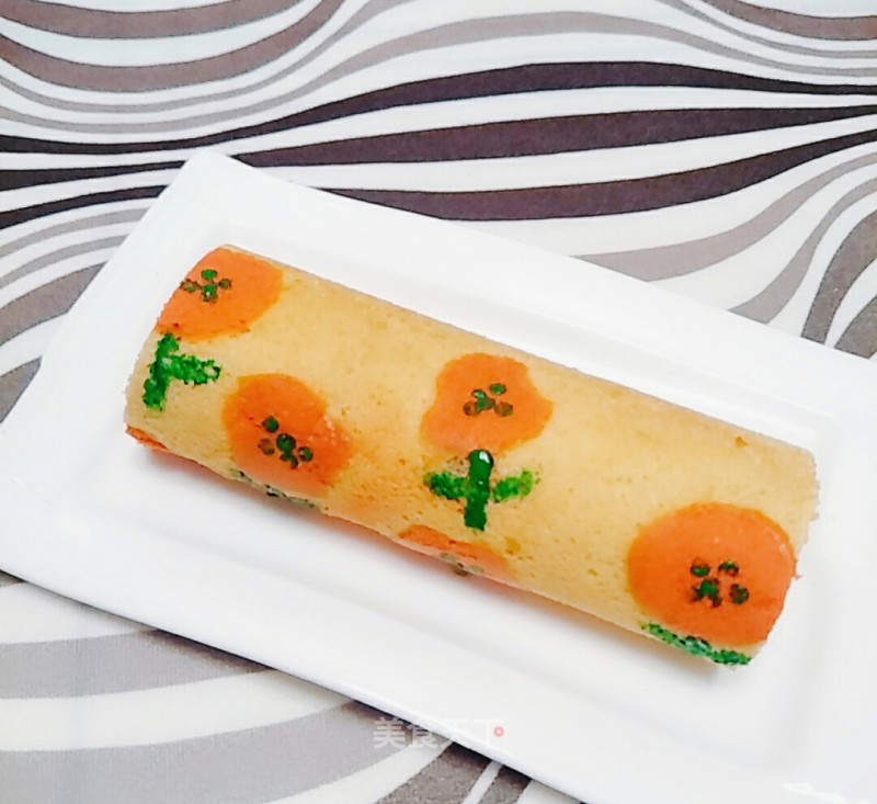 Flowers 🌺 Cake Roll recipe