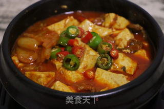 Korean Kimchi Tofu Soup recipe