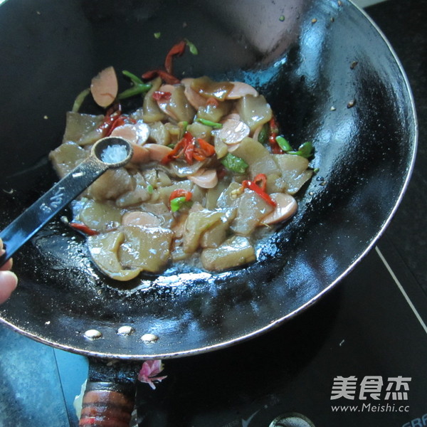 Baked Ham with Konjac Tofu recipe