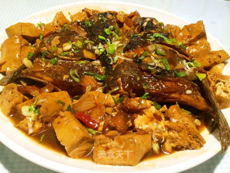 Braised Fish Head Tofu recipe