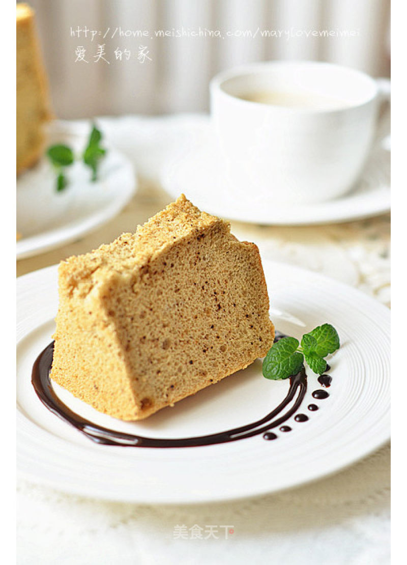 Tasting Tea and Eating Cakes-black Tea Chiffon recipe