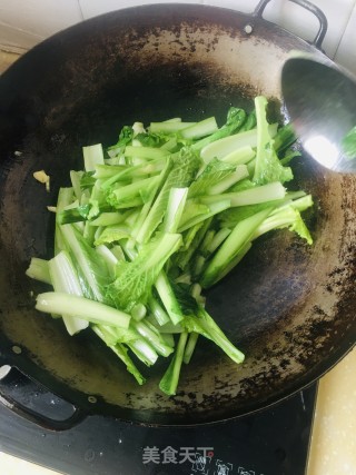 Stir-fried Mustard Greens recipe