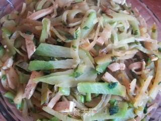 Stir-fried Tofu with Radish recipe
