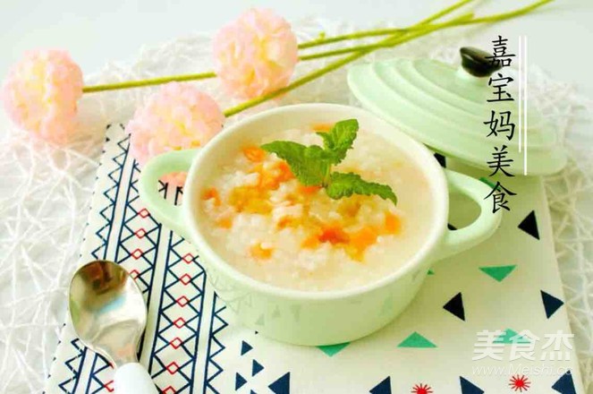 Shrimp, Winter Melon and Carrot Porridge recipe