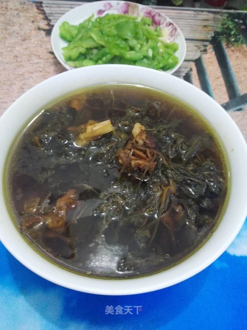 Bitter Vegetables Pork Ribs Soup recipe