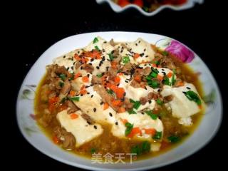 Braised Tofu with Diced Pork recipe