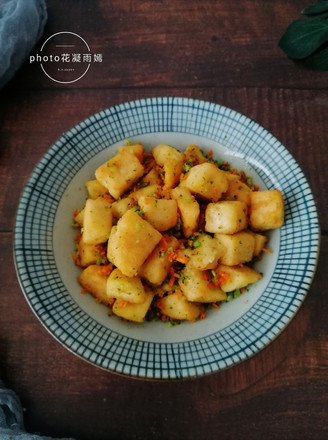 Fried Steamed Buns with Vegetables recipe