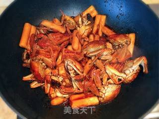 Fried Rice Cake with Hairy Crab recipe