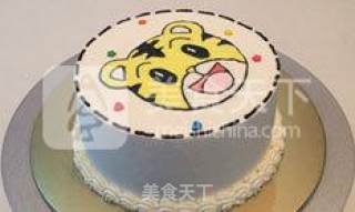 [qiaohu Hand-painted Cake] recipe