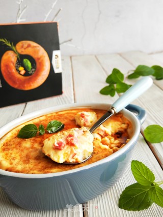 Steamed Egg with Poached Intestine recipe