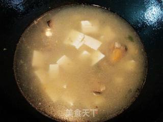 Mussel Tofu Soup recipe