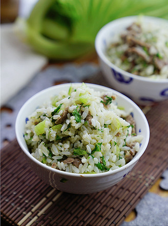 Mustard Beef Fried Rice recipe